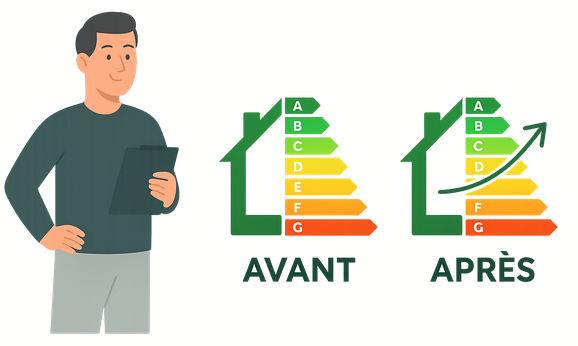 Lecture d’un DPE projeté par un particulier